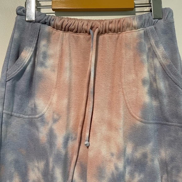 OLI VIV Blue  & Pink Tie-Dye Sweatpants - Small - Picture 6 of 9